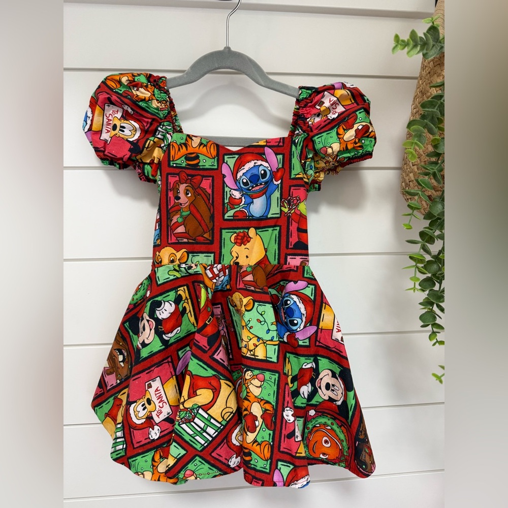 Lu & Ro Christmas Disney Mashup Dress